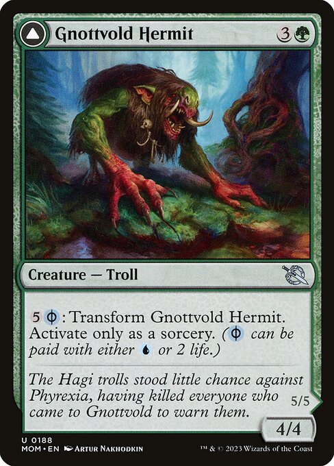 Gnottvold Hermit // Chrome Host Hulk from March of the Machine