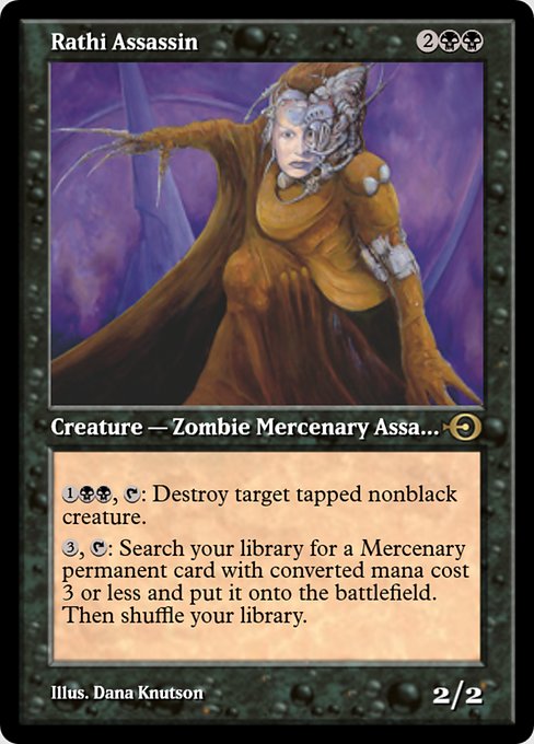 Rathi Assassin highlighted card art