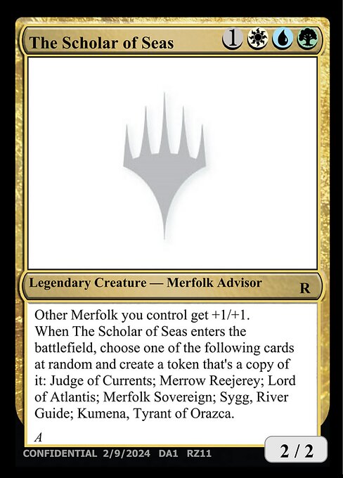 The Scholar of Seas highlighted card art