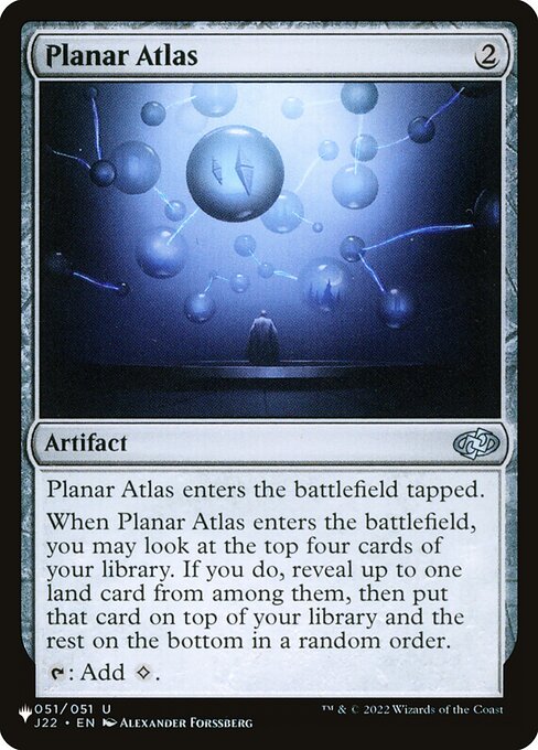 Planar Atlas highlighted card art