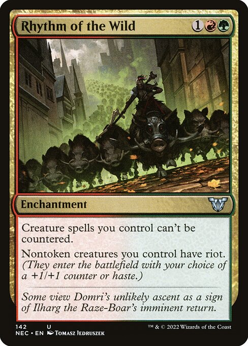 Rhythm of the Wild from Neon Dynasty Commander