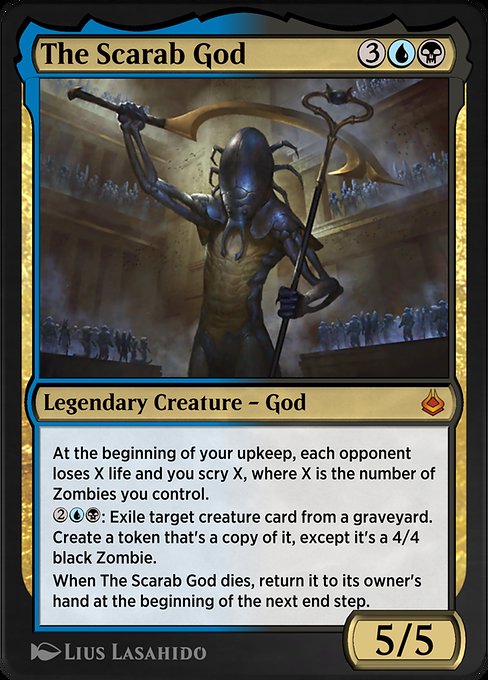 The Scarab God from Amonkhet Remastered