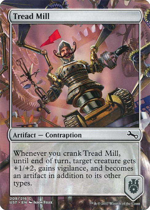 Tread Mill highlighted card art