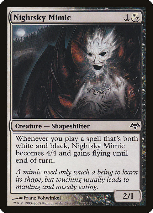 Nightsky Mimic highlighted card art