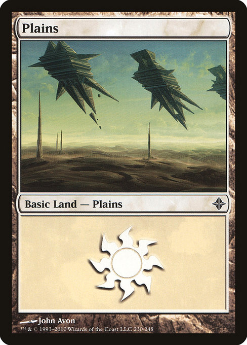 Plains from Rise of the Eldrazi