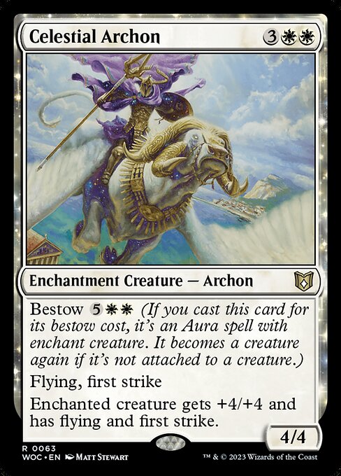Celestial Archon from Wilds of Eldraine Commander