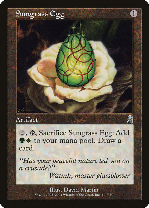 Sungrass Egg highlighted card art