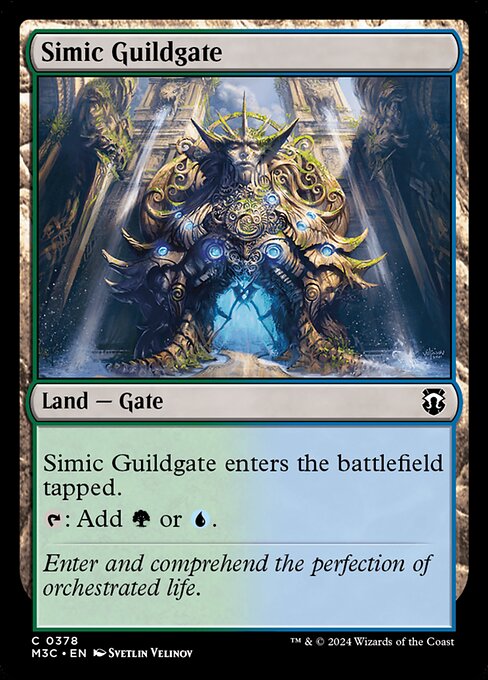 Simic Guildgate from Modern Horizons 3 Commander