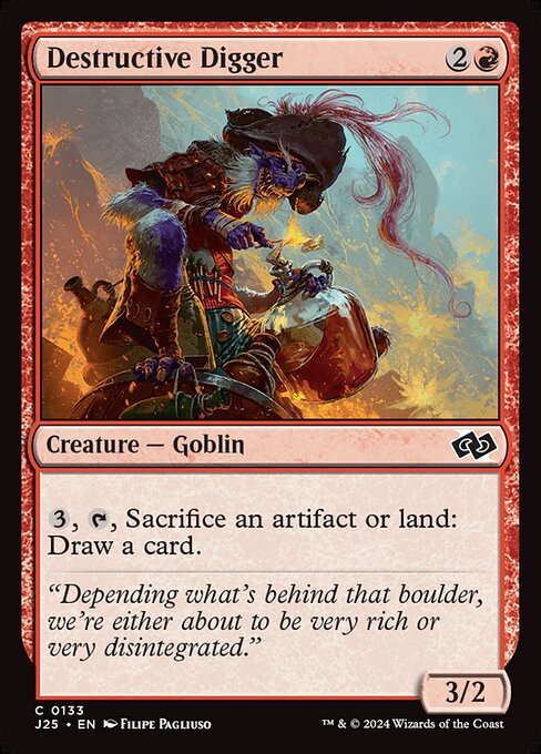 Destructive Digger highlighted card art