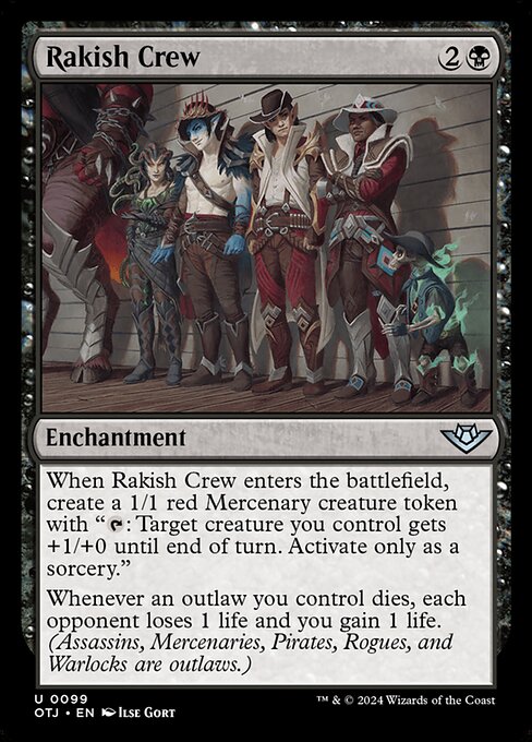 Rakish Crew highlighted card art