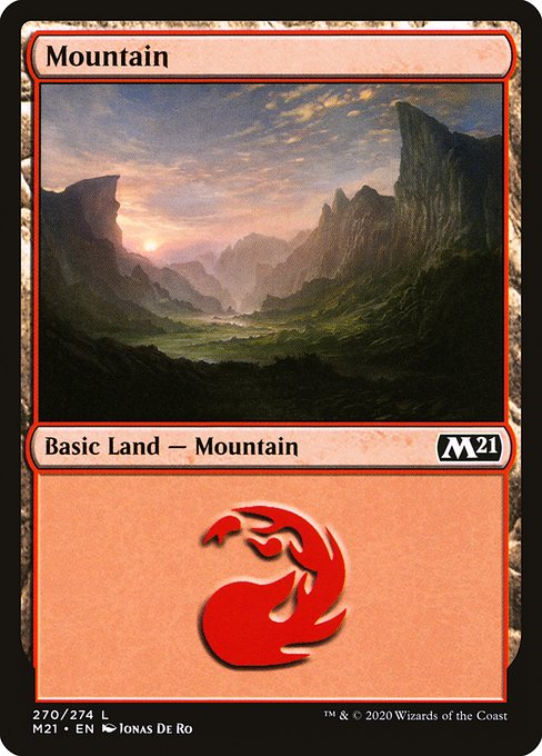 Mountain from Core Set 2021