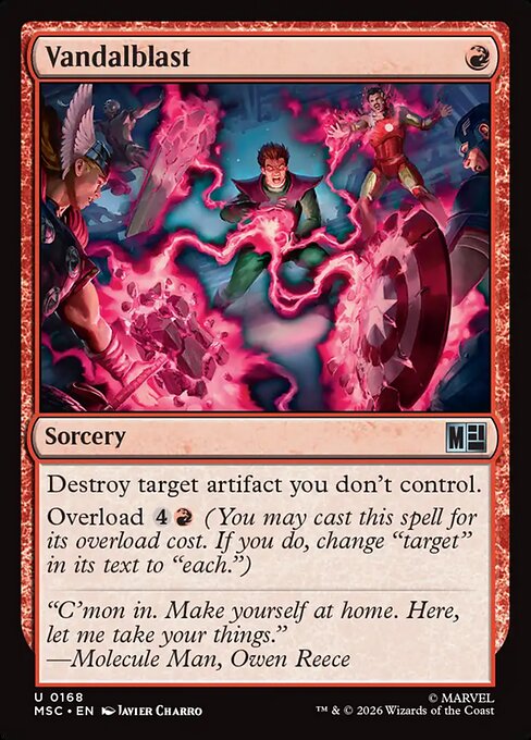Vandalblast from Marvel Super Heroes Commander