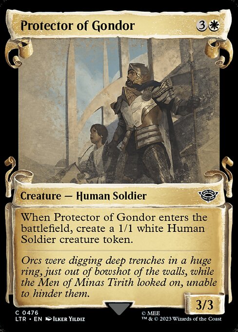 Protector of Gondor highlighted card art