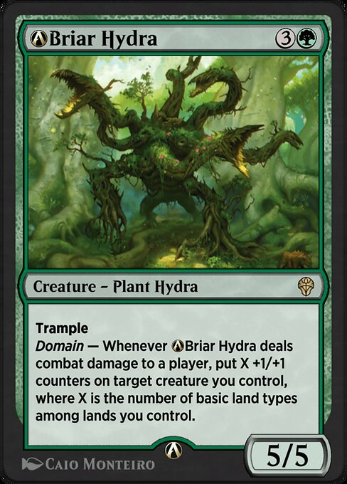 A-Briar Hydra highlighted card art