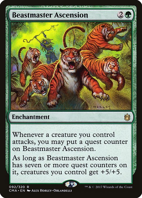 Beastmaster Ascension from Commander Anthology