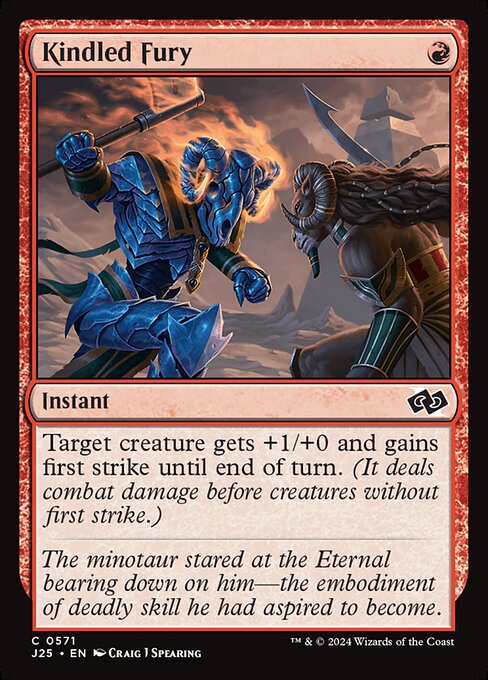 Kindled Fury highlighted card art