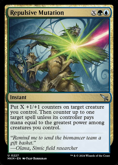 Repulsive Mutation highlighted card art