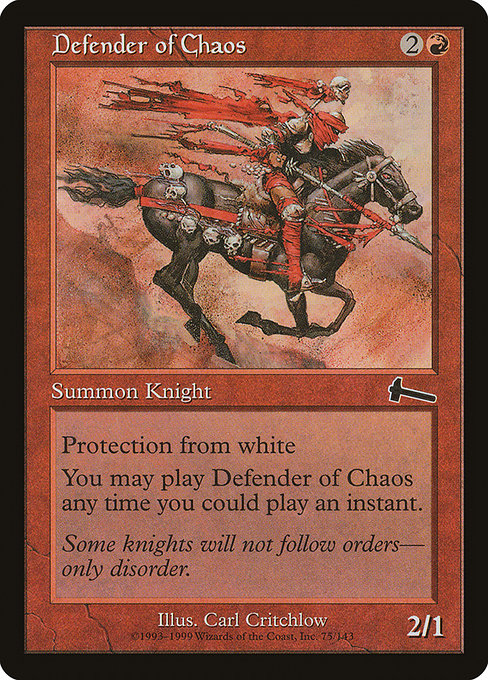 Defender of Chaos highlighted card art
