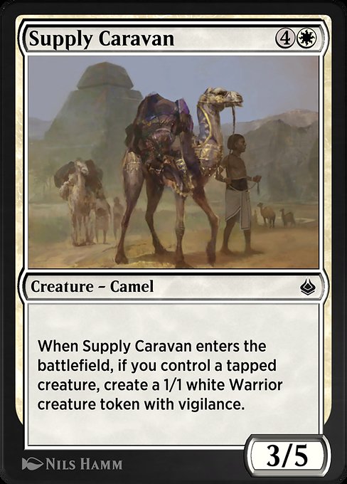 Supply Caravan highlighted card art