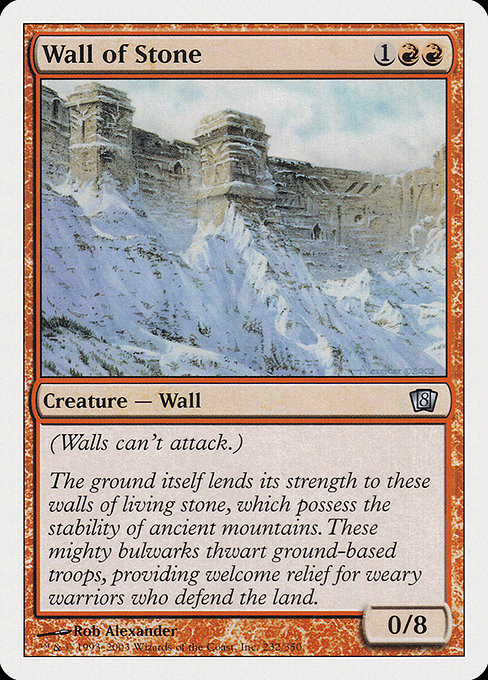 Wall of Stone from Eighth Edition