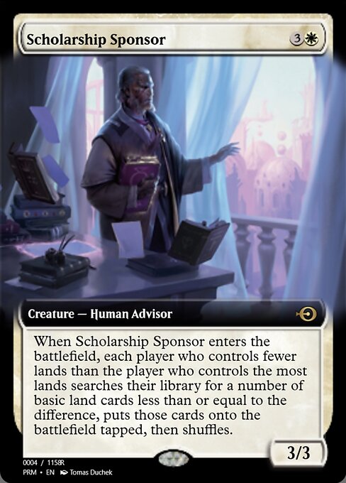 Scholarship Sponsor highlighted card art