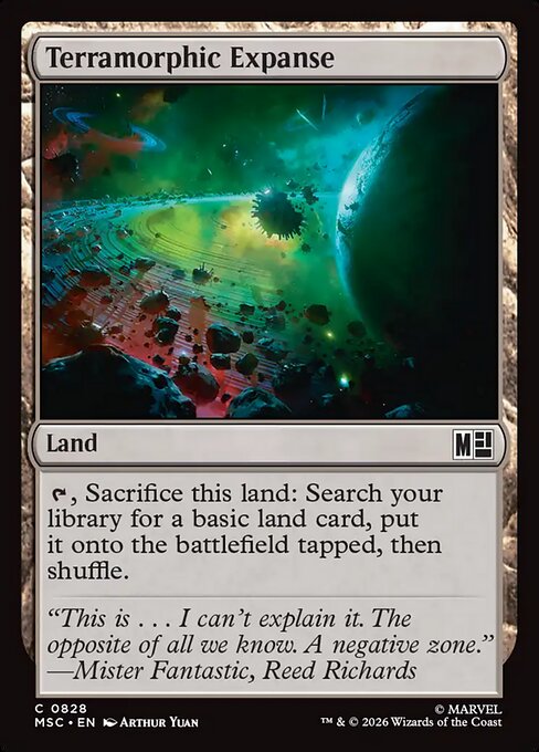 Terramorphic Expanse highlighted card art