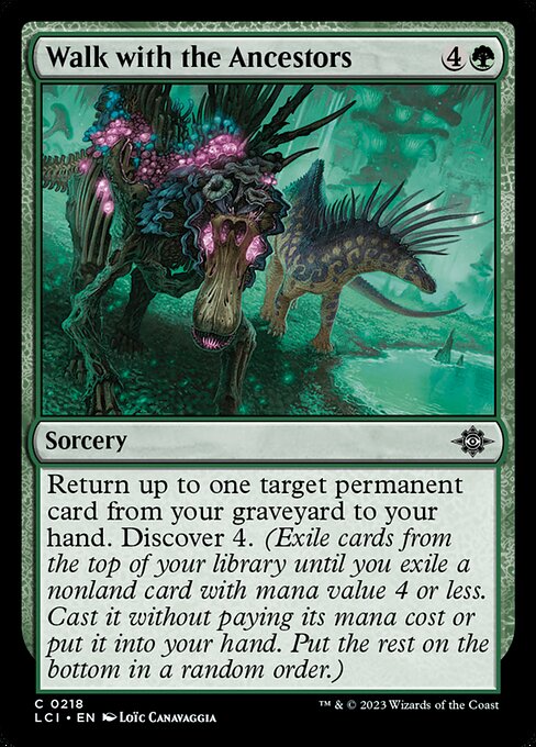 Walk with the Ancestors highlighted card art