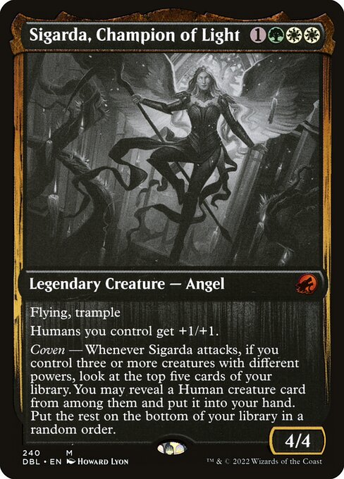 Sigarda, Champion of Light highlighted card art