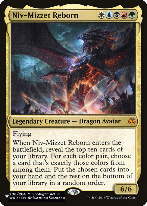 Niv-Mizzet Reborn from The List