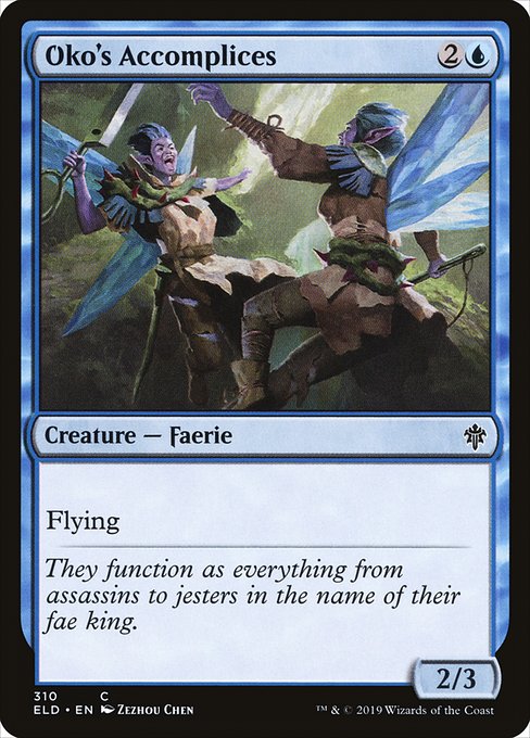 Oko's Accomplices highlighted card art