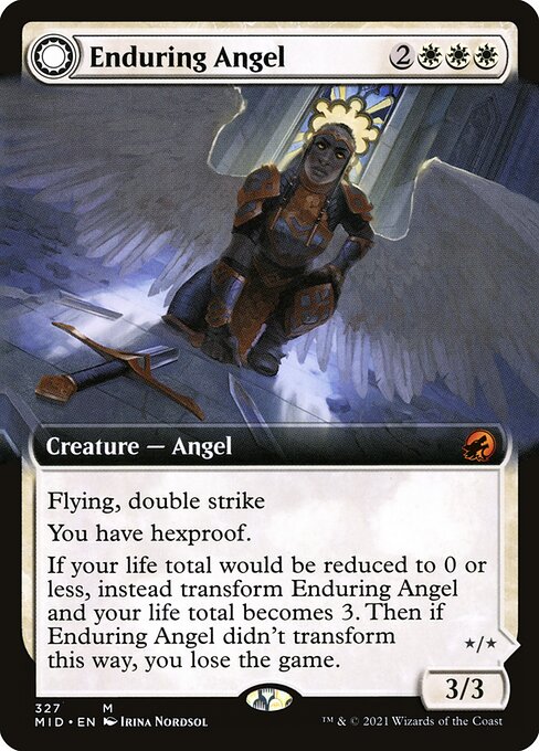 Enduring Angel // Angelic Enforcer from Innistrad: Midnight Hunt
