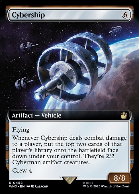 Cybership highlighted card art