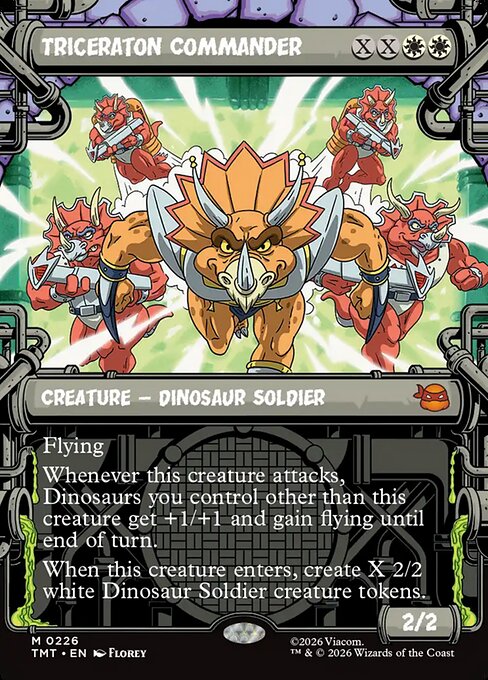 Triceraton Commander from Teenage Mutant Ninja Turtles