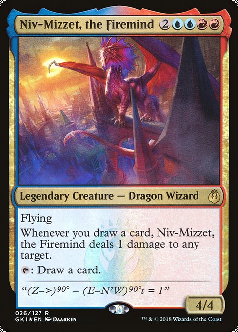 Niv-Mizzet, the Firemind from GRN Guild Kit