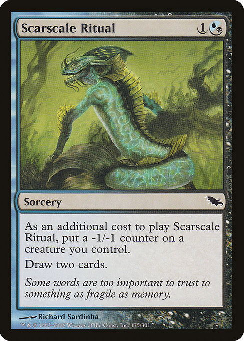 Scarscale Ritual highlighted card art