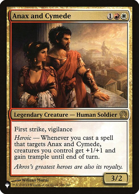 Anax and Cymede from The List