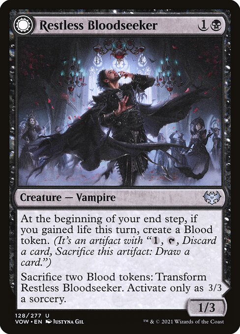 Restless Bloodseeker // Bloodsoaked Reveler from Innistrad: Crimson Vow