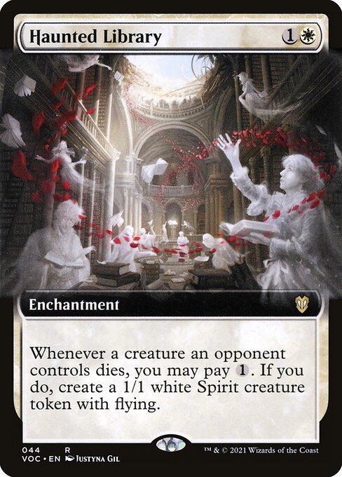 Haunted Library from Crimson Vow Commander