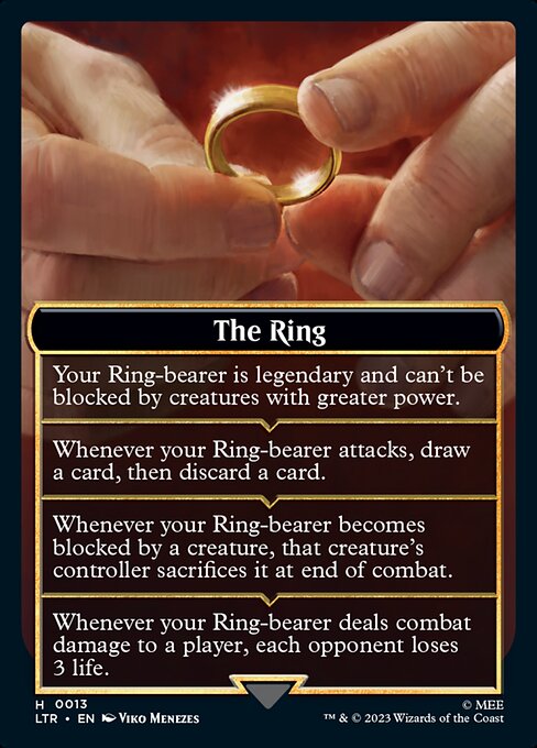 The Ring // The Ring Tempts You highlighted card art