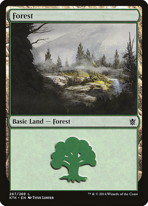 Forest from Khans of Tarkir