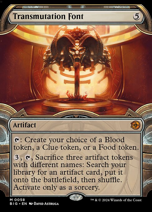 Transmutation Font from The Big Score