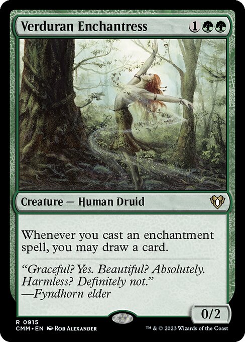 Verduran Enchantress highlighted card art
