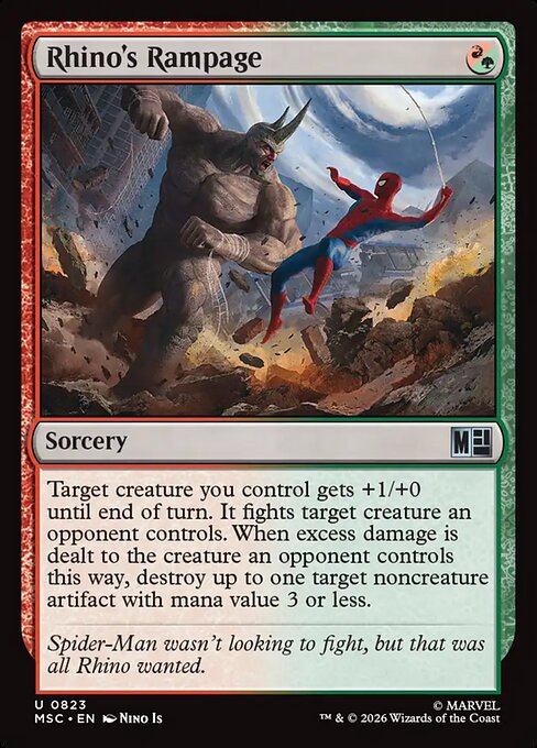 Rhino's Rampage from Marvel Super Heroes Commander