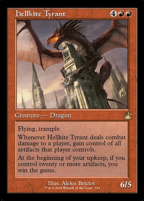 Hellkite Tyrant from Ravnica Remastered