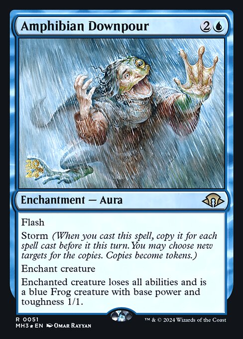 Amphibian Downpour from Modern Horizons 3 Promos