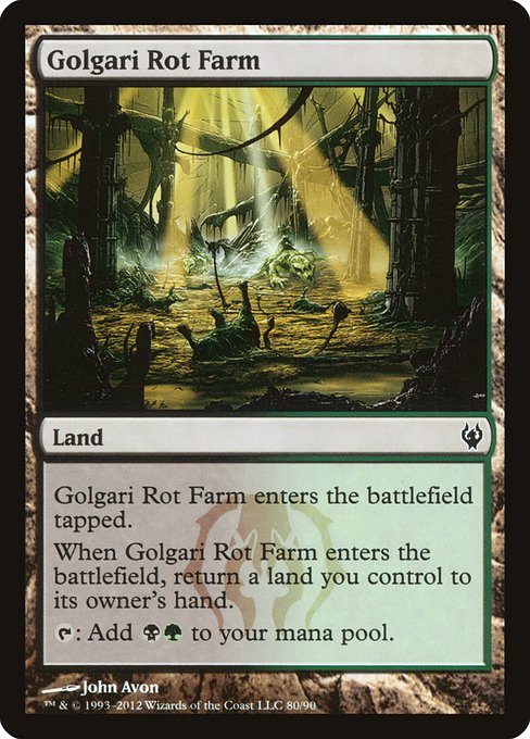 Golgari Rot Farm from Duel Decks: Izzet vs. Golgari