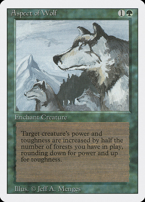 Aspect of Wolf from Revised Edition