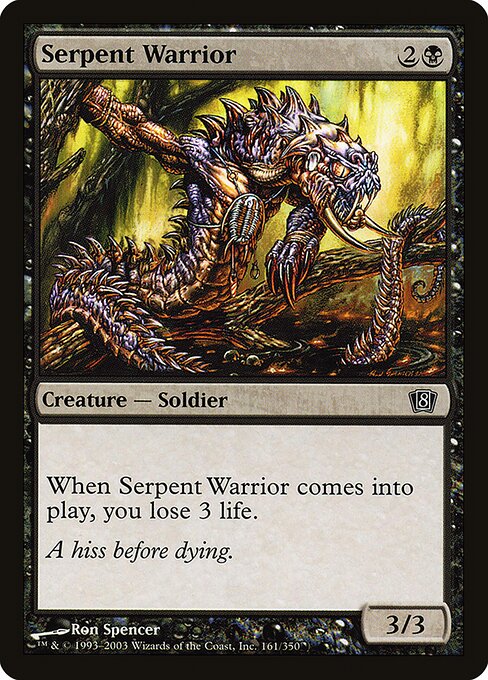 Serpent Warrior from Eighth Edition
