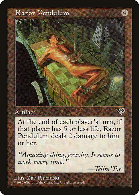Razor Pendulum highlighted card art