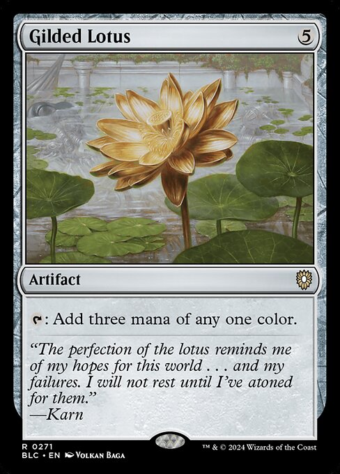 Gilded Lotus from Bloomburrow Commander